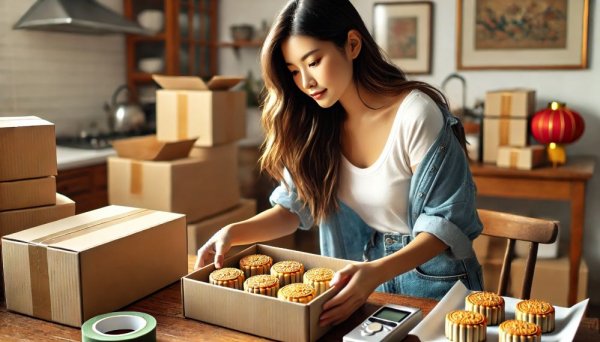 中秋月餅遠寄韓國：紅旗速運幫你實現(xiàn)家人團圓